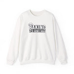 Load image into Gallery viewer, Sweatshirt — "Baking: It's How I Hug" Cozy Baker Crewneck