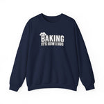 Load image into Gallery viewer, Sweatshirt — "Baking: It's How I Hug" Cozy Baker Crewneck