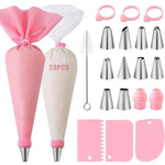 Load image into Gallery viewer, Cake Piping Kit for Easy Decorating – 40pc Tips & Reusable Bags