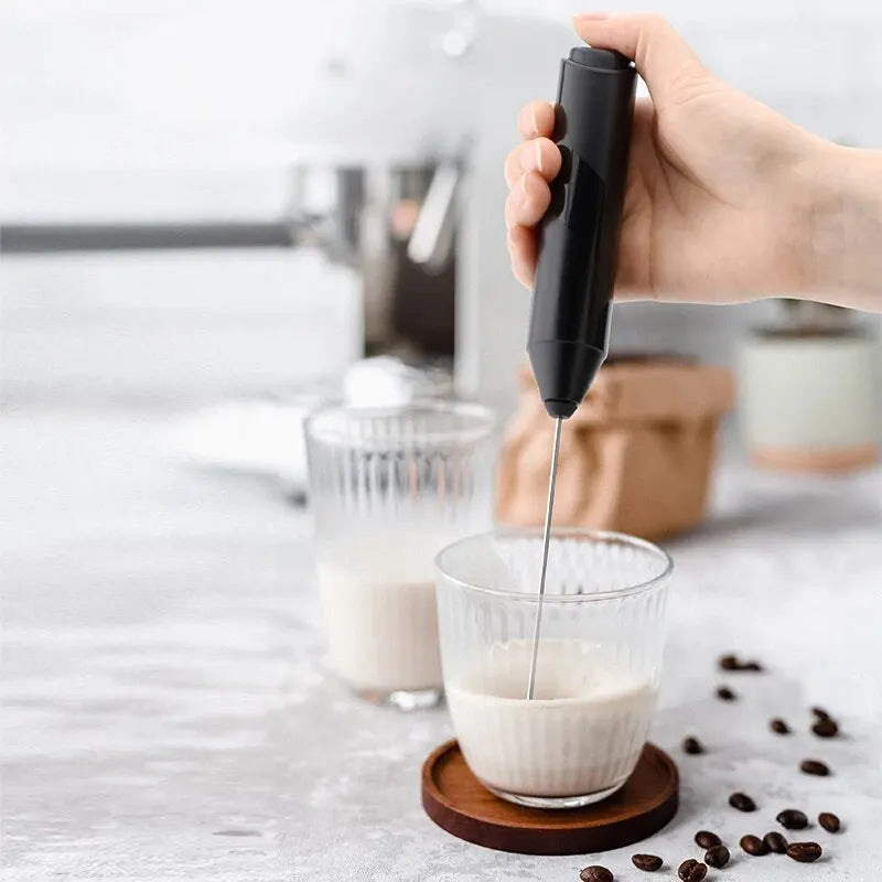 Portable Electric Milk Frother | Mini Handheld Foam Mixer