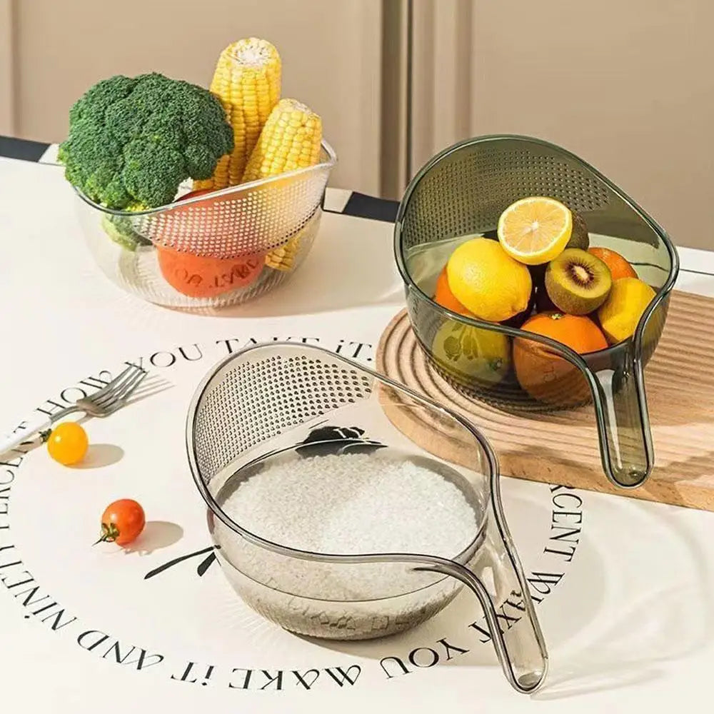 Rice Washer & Colander Bowl – Kitchen Sieve & Drainer - Best kitchen Gadegts