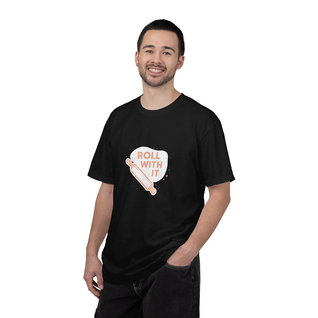 Roll With It T-Shirt — Baking Rolling Pin Graphic Tee