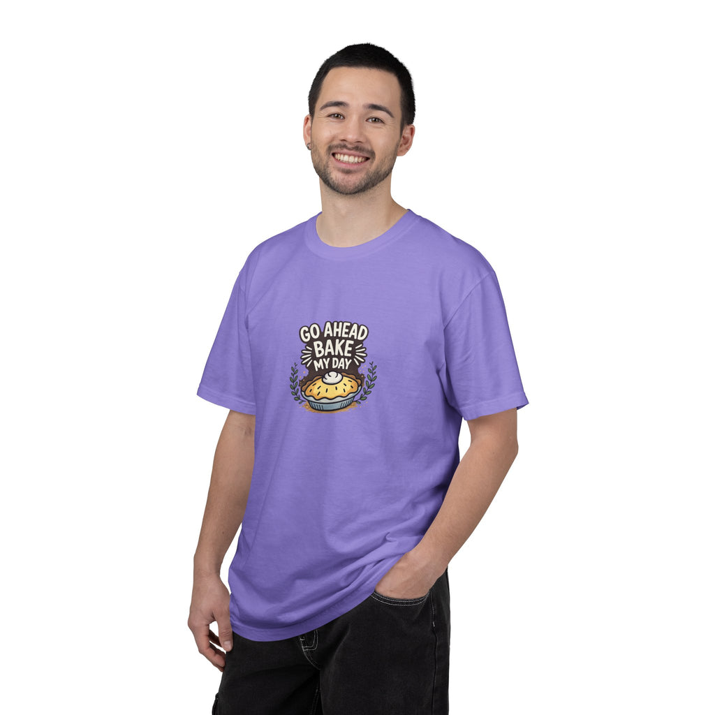 Bake My Day T-Shirt — Cute Pie Graphic Tee for Bakers & Baking Lovers