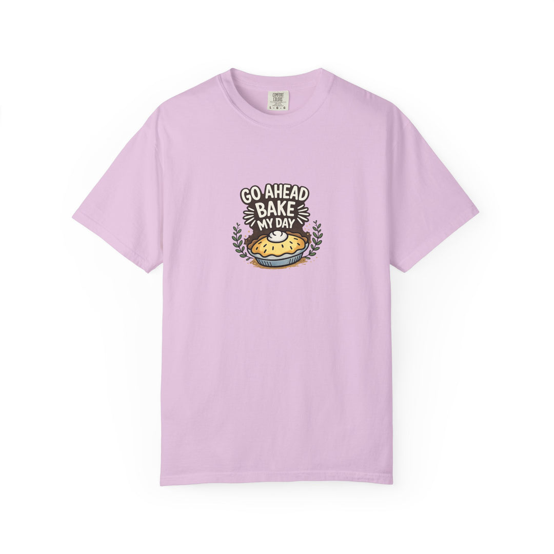 Bake My Day T-Shirt — Cute Pie Graphic Tee for Bakers & Baking Lovers