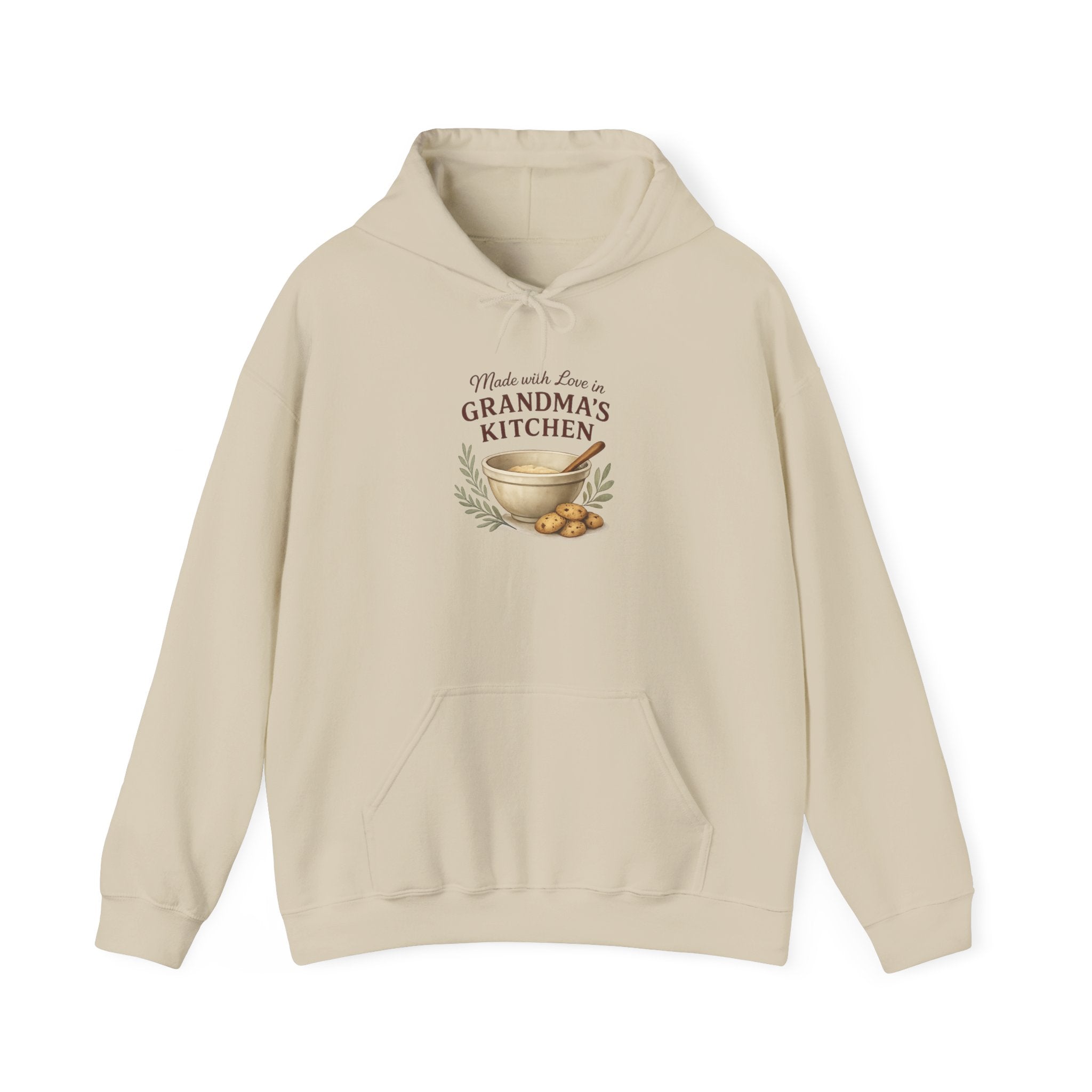 Grandma’s Kitchen Hoodie – "Made with Love in Grandma’s Kitchen" Cozy Sweatshirt