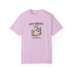 Load image into Gallery viewer, Kitty Biscuits Bakery T‑Shirt — Vintage Cat Baking Graphic Tee
