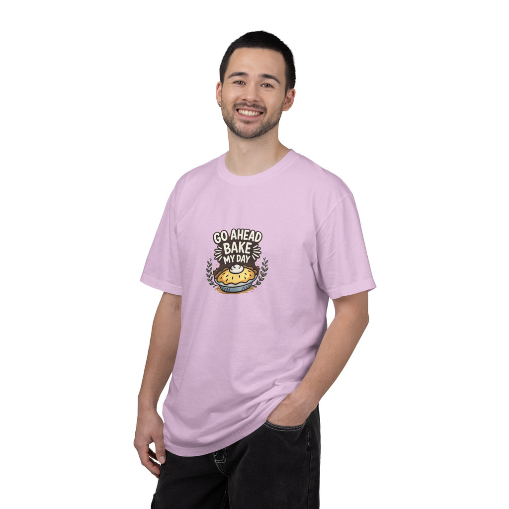 Bake My Day T-Shirt — Cute Pie Graphic Tee for Bakers & Baking Lovers