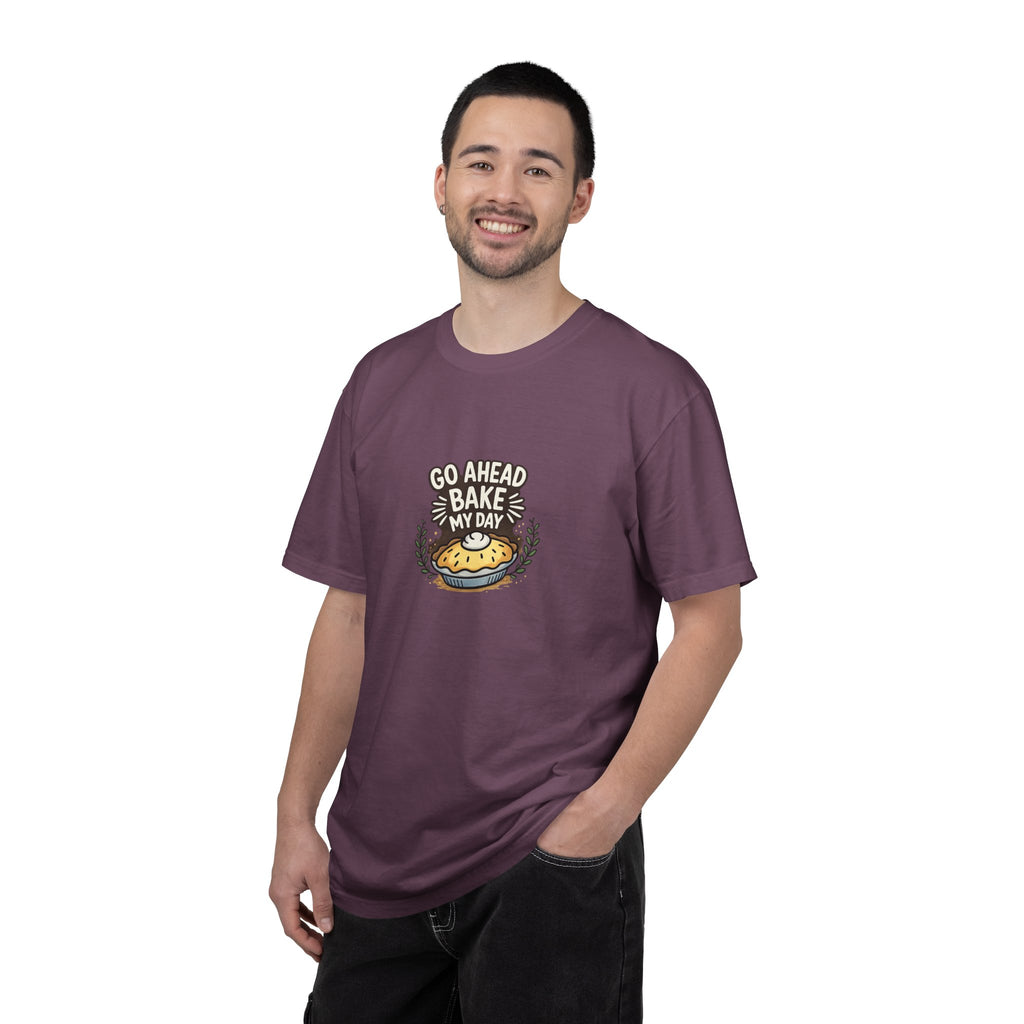 Bake My Day T-Shirt — Cute Pie Graphic Tee for Bakers & Baking Lovers
