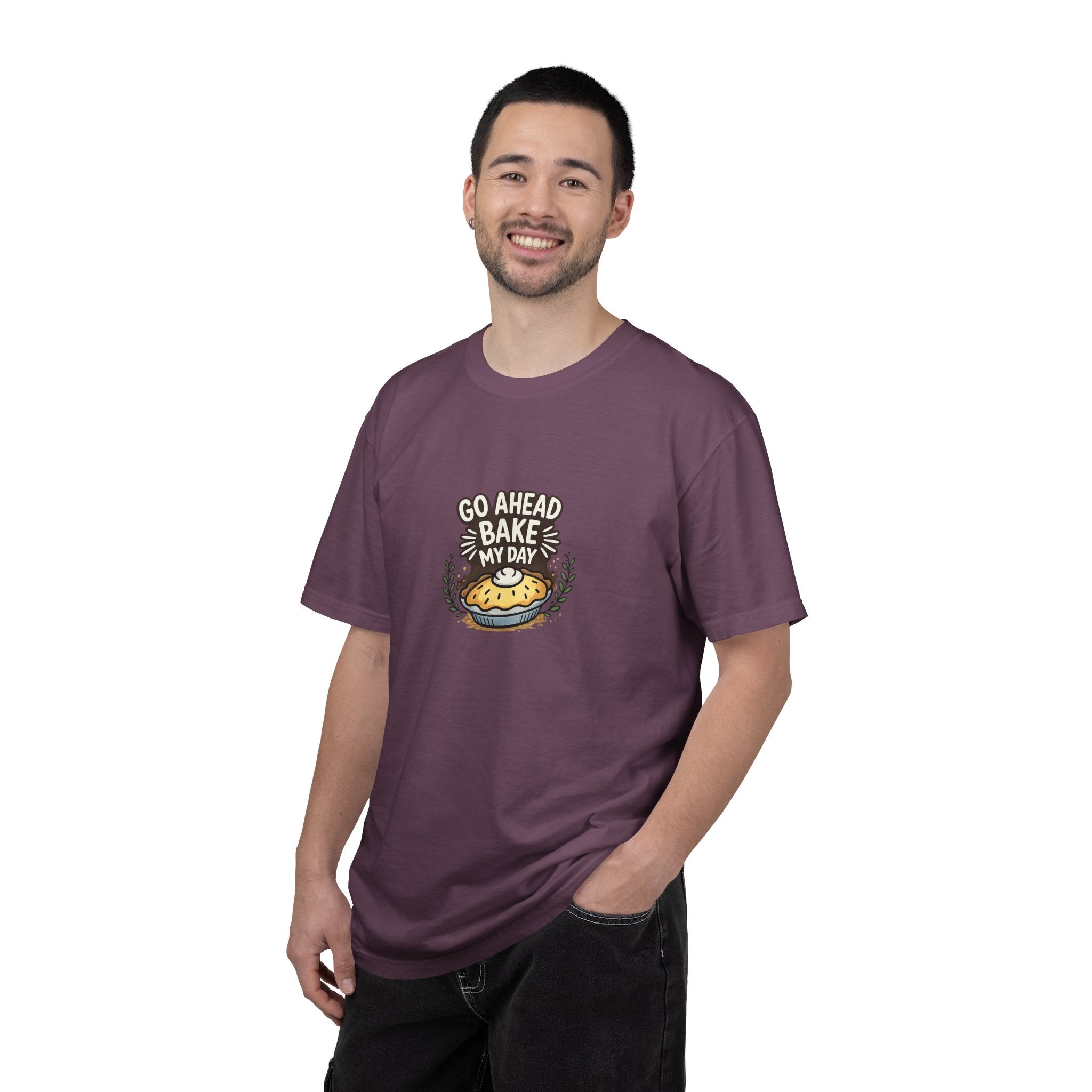 Bake My Day T-Shirt — Cute Pie Graphic Tee for Bakers & Baking Lovers