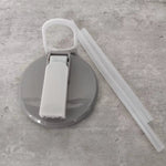 Load image into Gallery viewer, Reusable Soda Can Lid &amp; Silicone Straw Set – Fits Cans &amp; Bottles
