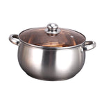 Load image into Gallery viewer, 24Cm Stainless Steel Stockpot Insulated Handle Cookware
