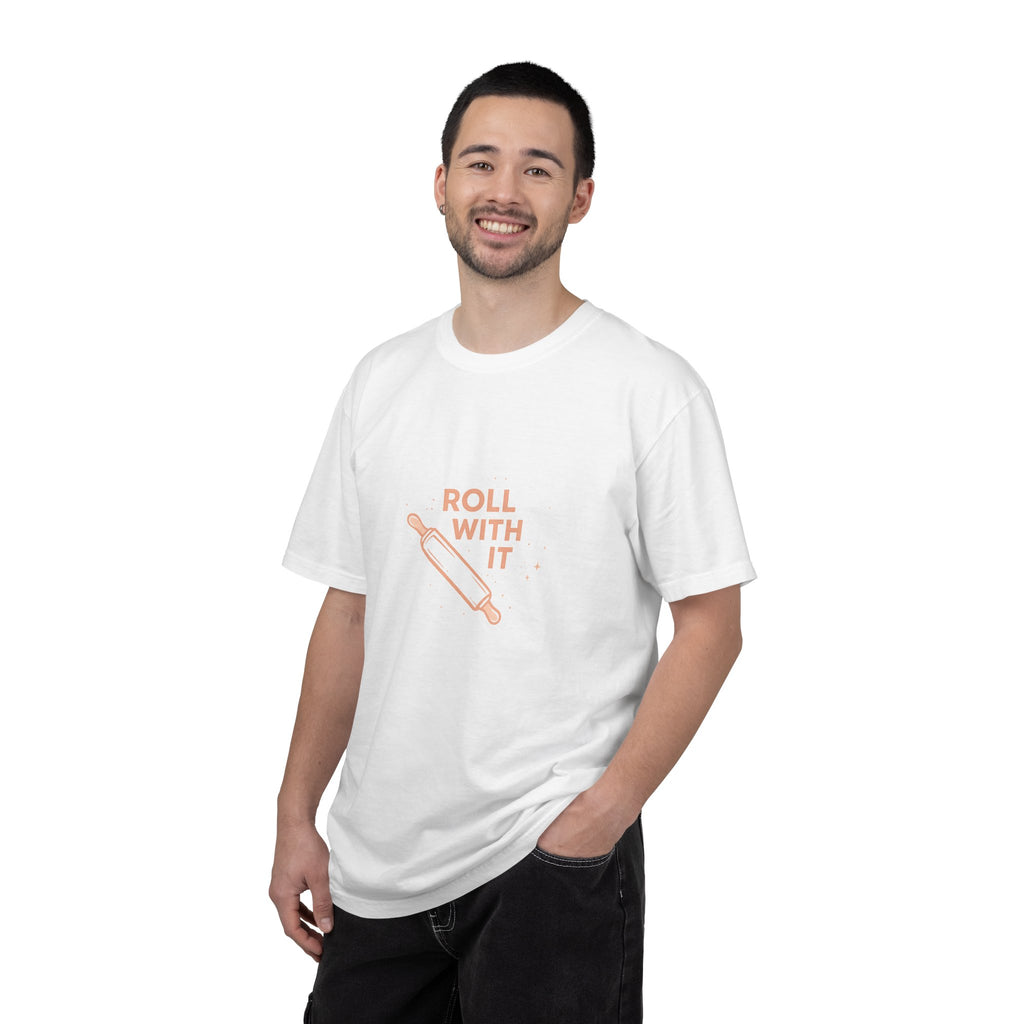 Roll With It T-Shirt — Baking Rolling Pin Graphic Tee
