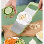 Load image into Gallery viewer, Kitchen 5 in 1 Stainless Steel Multifunctional Safe Manual Vegetable Slicer Cutter Potato Shredders Garlic Carrot Grater Chopper
