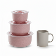 3-Piece Food Storage Container Set – Leak-Resistant Microwave Lids