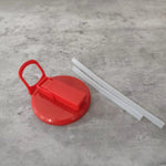 Load image into Gallery viewer, Reusable Soda Can Lid &amp; Silicone Straw Set – Fits Cans &amp; Bottles
