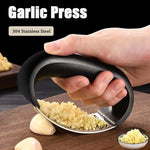 Load image into Gallery viewer, Stainless Steel Garlic Press Mincer Crusher Kitchen Tool Gadget

