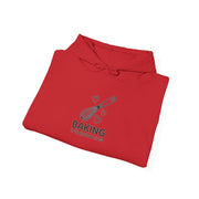 Baking Hoodie – “Baking Is How I Hug” Whisk Graphic Hoodie
