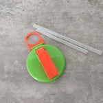 Load image into Gallery viewer, Reusable Soda Can Lid &amp; Silicone Straw Set – Fits Cans &amp; Bottles
