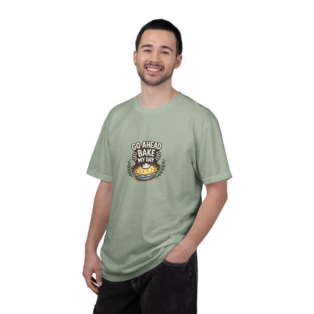 Bake My Day T-Shirt — Cute Pie Graphic Tee for Bakers & Baking Lovers