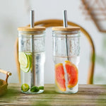 Load image into Gallery viewer, 700ml Reusable Drinking Cup with Straw &amp; Lid
