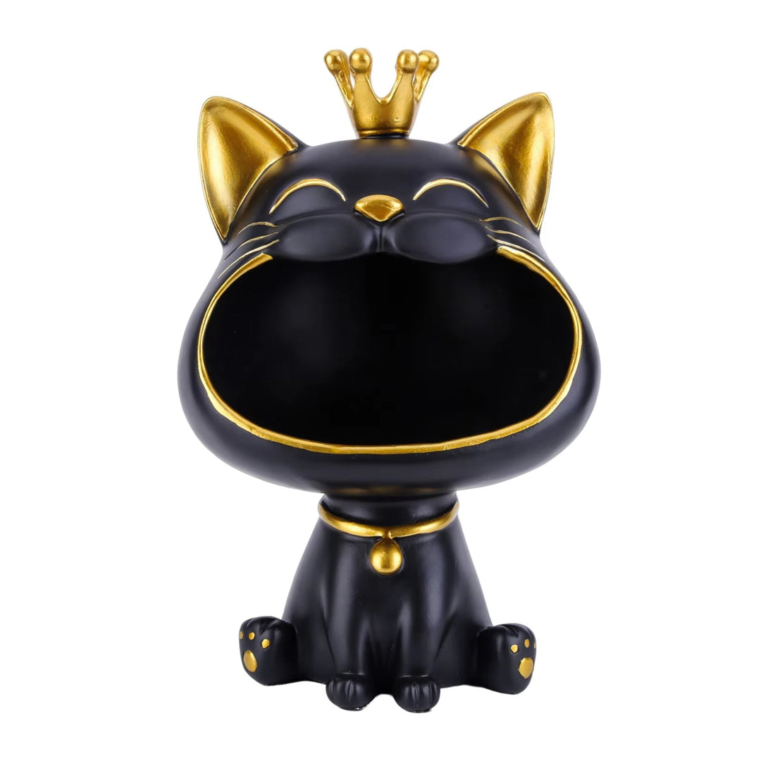 Cat Statue Sundries Storage Box