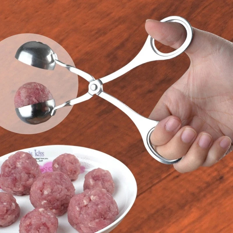 Meatball Maker Clip Fish Rice Ball Mold Stainless Steel Tool