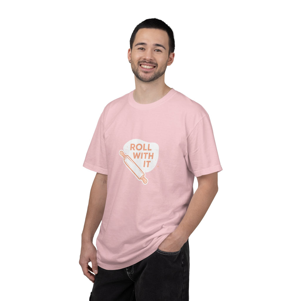 Roll With It T-Shirt — Baking Rolling Pin Graphic Tee
