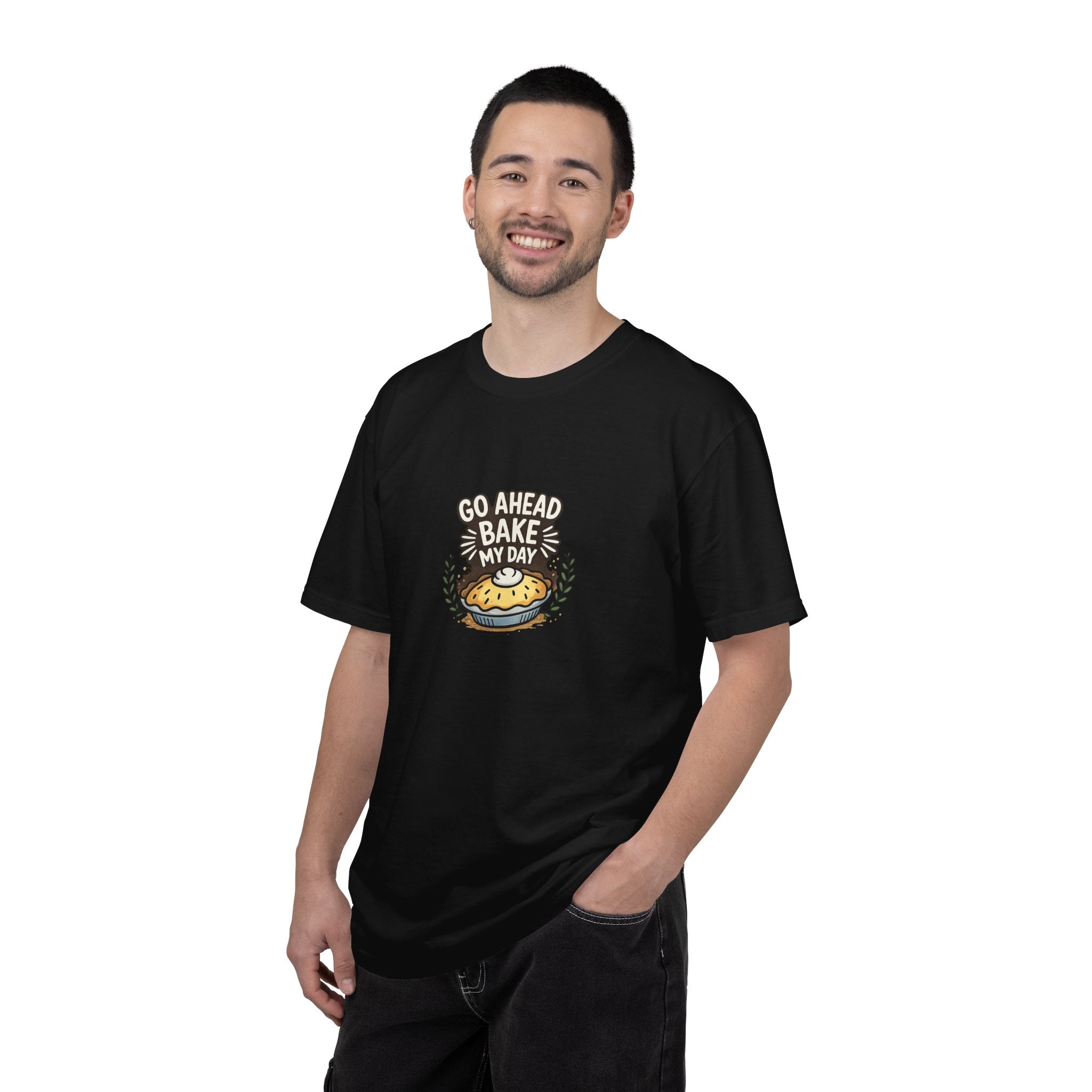 Bake My Day T-Shirt — Cute Pie Graphic Tee for Bakers & Baking Lovers