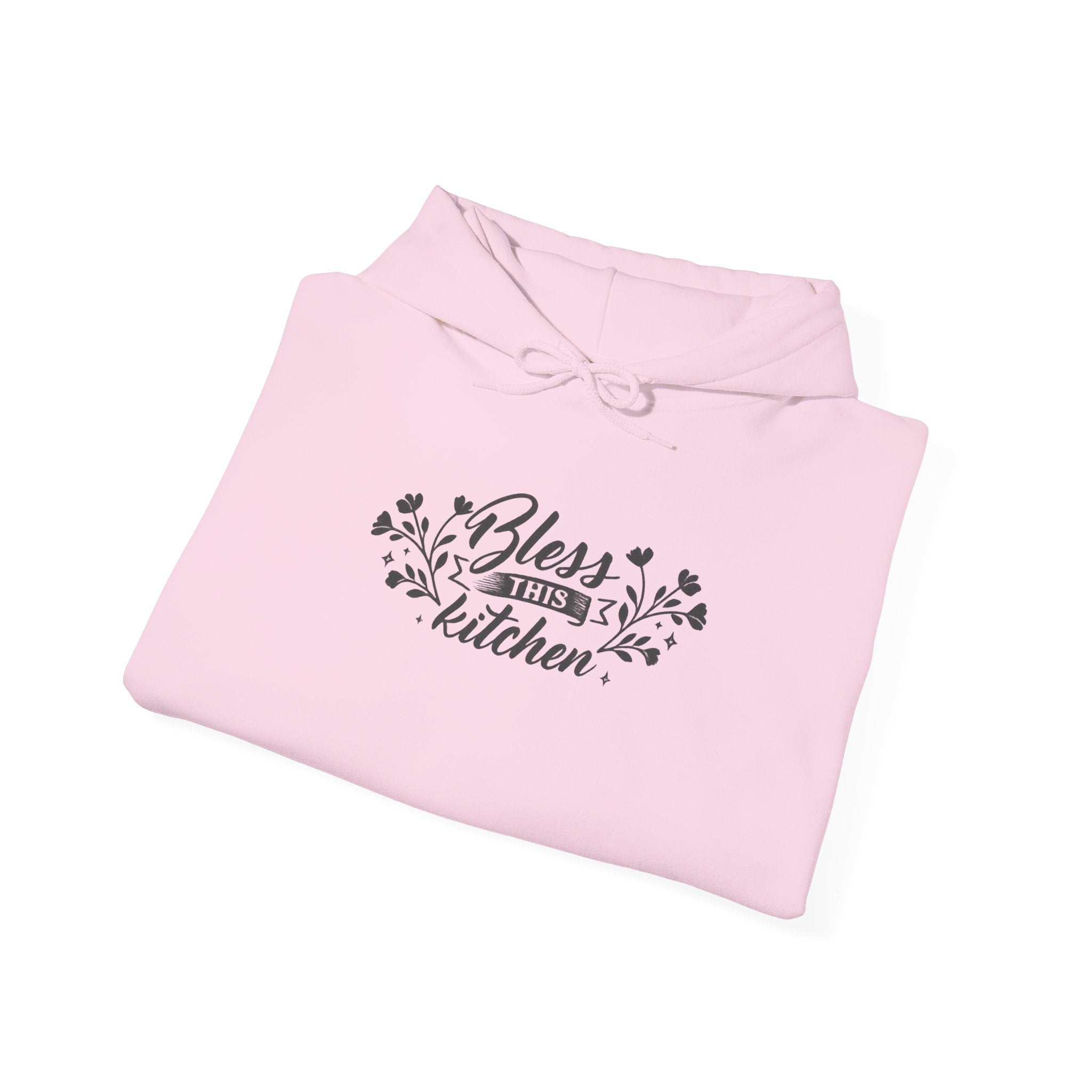 Bless This Kitchen Hoodie — Floral Home Cooking Sweatshirt