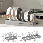 Load image into Gallery viewer, Expandable Pot &amp; Pan Organizer Rack for Kitchen &amp; Cabinet
