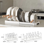 Load image into Gallery viewer, Expandable Pot &amp; Pan Organizer Rack for Kitchen &amp; Cabinet
