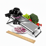Adjustable Mandoline Slicer – Fast Prep + 304 Stainless Steel Blade