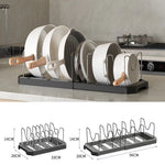 Load image into Gallery viewer, Expandable Pot &amp; Pan Organizer Rack for Kitchen &amp; Cabinet
