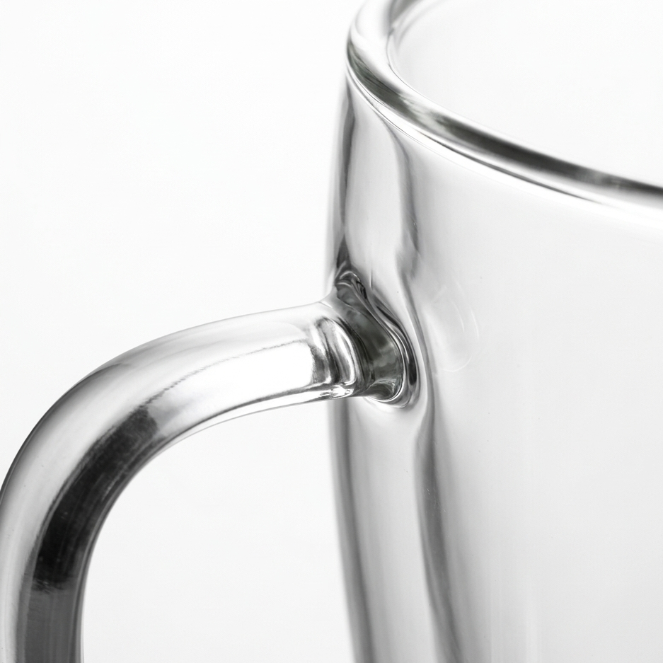 Double Wall Glass Cups – Heat Resistant Transparent Drinkware Set