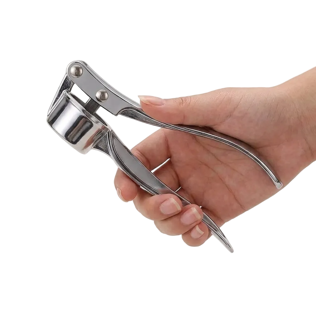 Garlic Press – Effortless Crushing with Durable Zinc Alloy Design