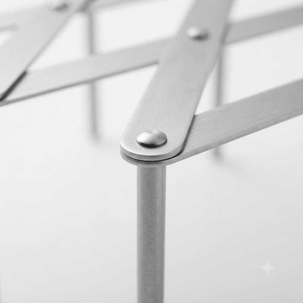 Adjustable Pot Lid Organizer – Space-Saving Stainless Steel Rack
