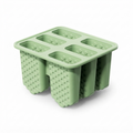 Silicone Popsicle Molds – Easy-Release Ice Pop Maker with 6 Reusable Sticks