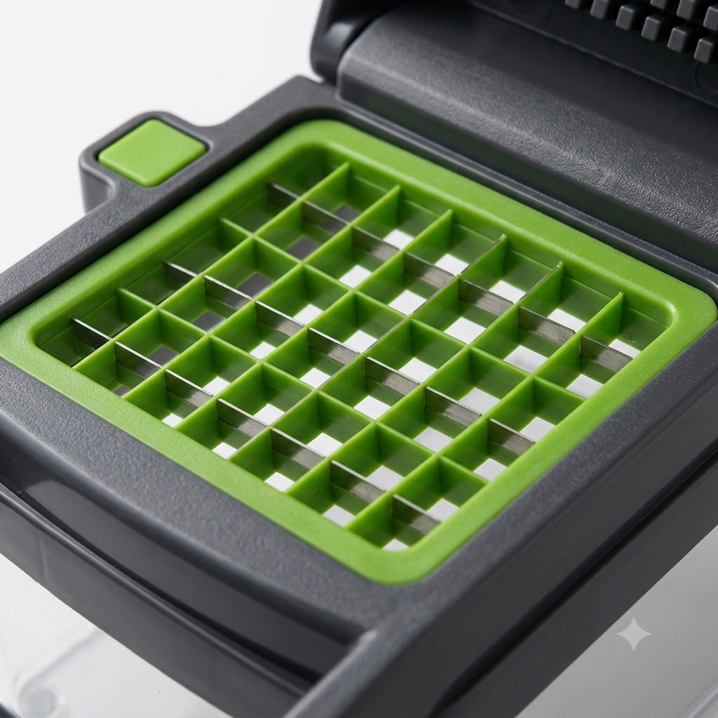 16-in-1 Vegetable Chopper – Fast Food Prep with Storage Container