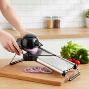 Adjustable Mandoline Slicer – Fast Prep + 304 Stainless Steel Blade