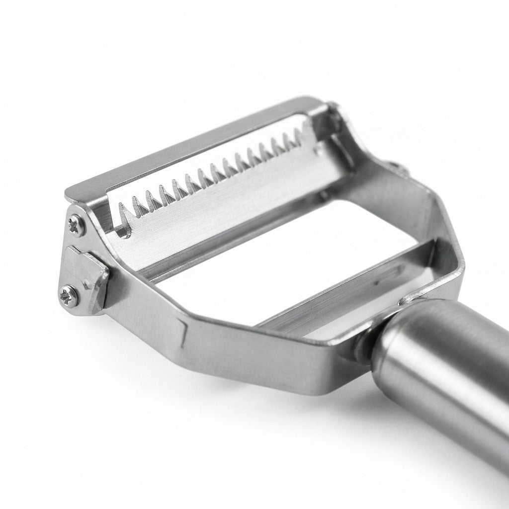 Stainless Steel Vegetable Peeler – Easy Prep with Julienne Grater