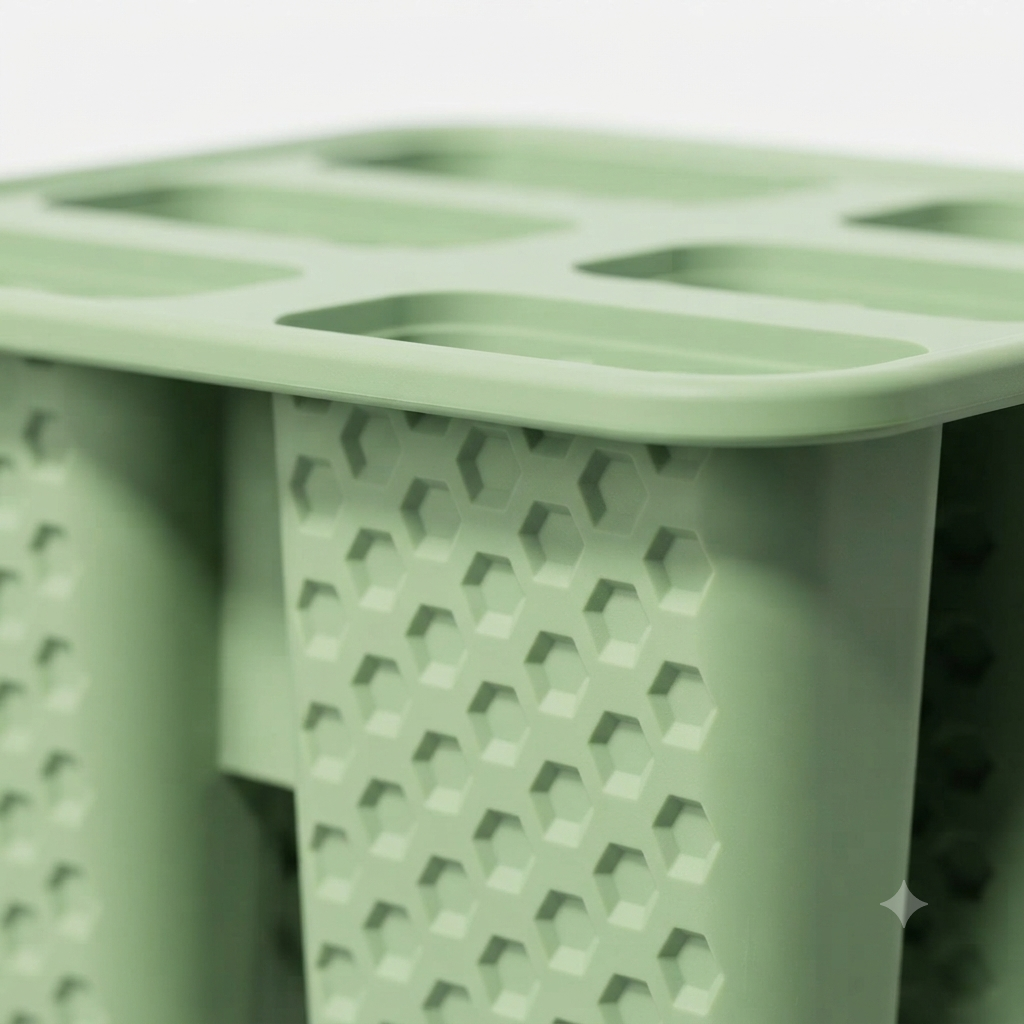 Silicone Popsicle Molds – Easy-Release Ice Pop Maker with 6 Reusable Sticks