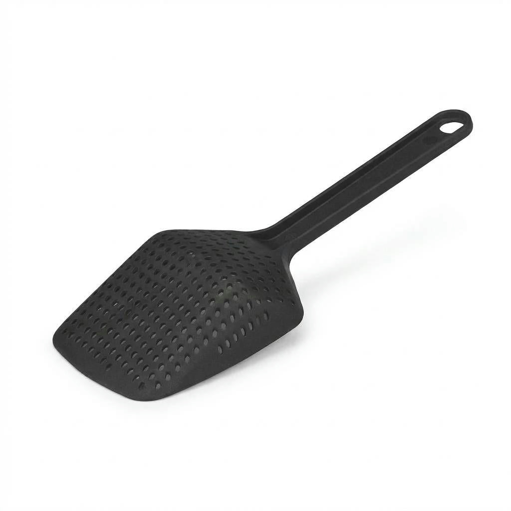 Large Strainer Spoon – Fast Drain Cooking Scoop with Mesh Basket