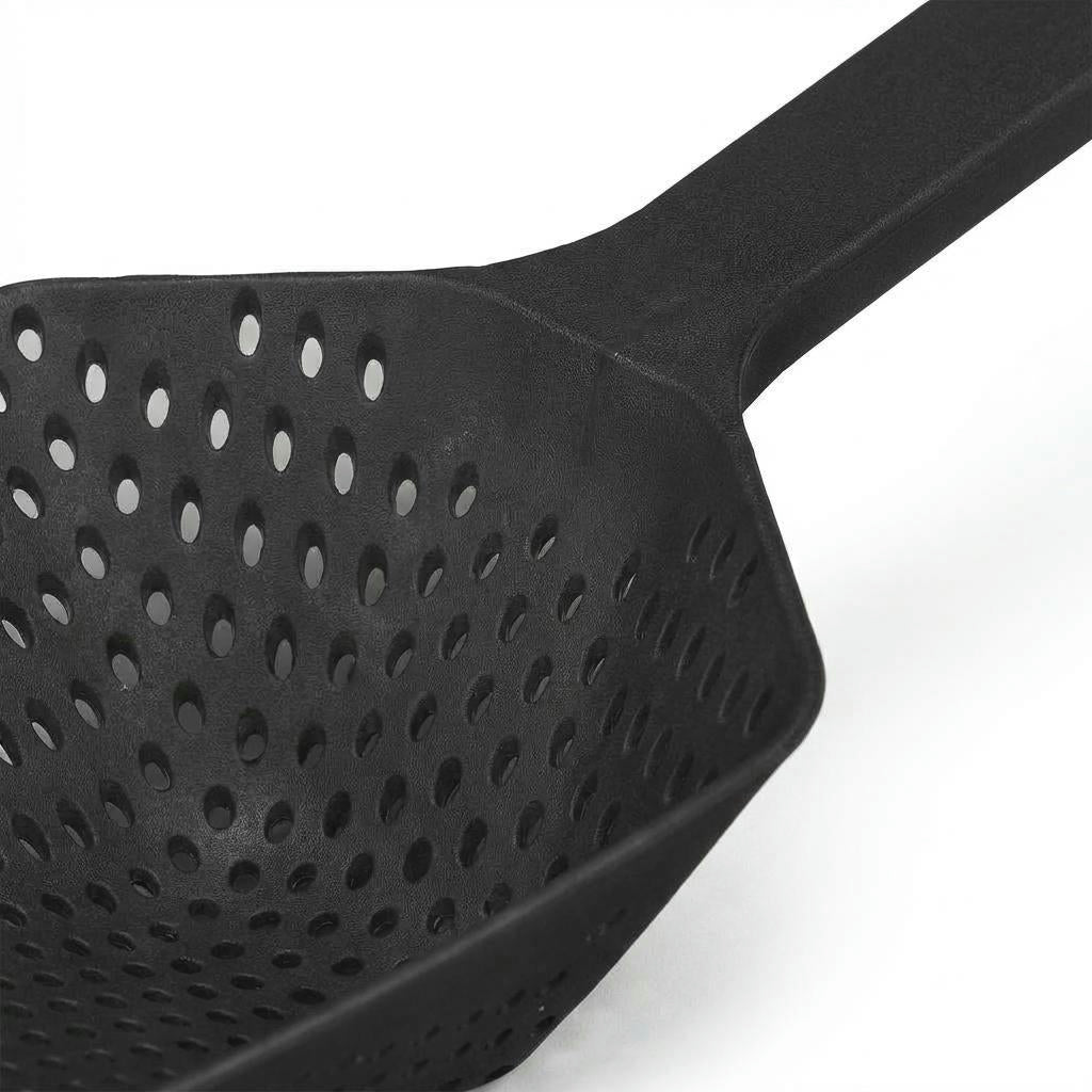 Large Strainer Spoon – Fast Drain Cooking Scoop with Mesh Basket