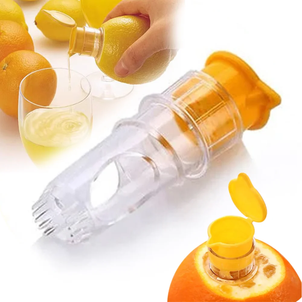 Manual Lemon Lime Juicer with Filter & Screw Top Faucet