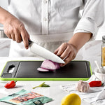 Load image into Gallery viewer, 4-in-1 Double-Sided Cutting Board with Defrost &amp; Sharpener
