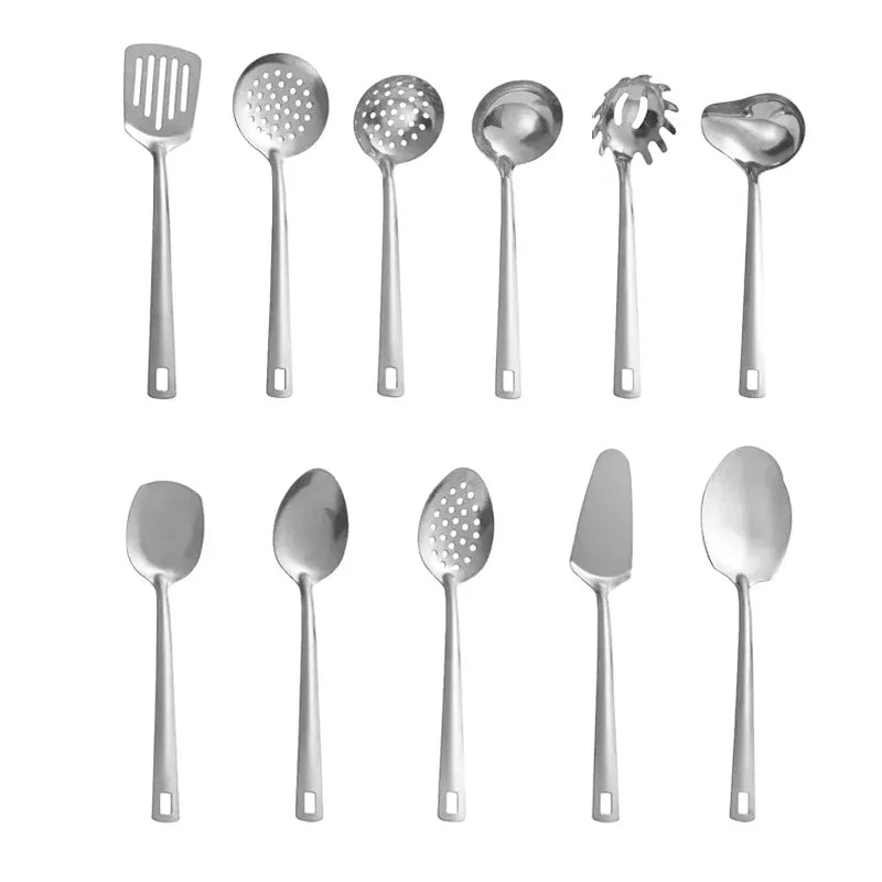 11-Piece Stainless Steel Kitchen Utensils – Durable & Eco-Friendly Set