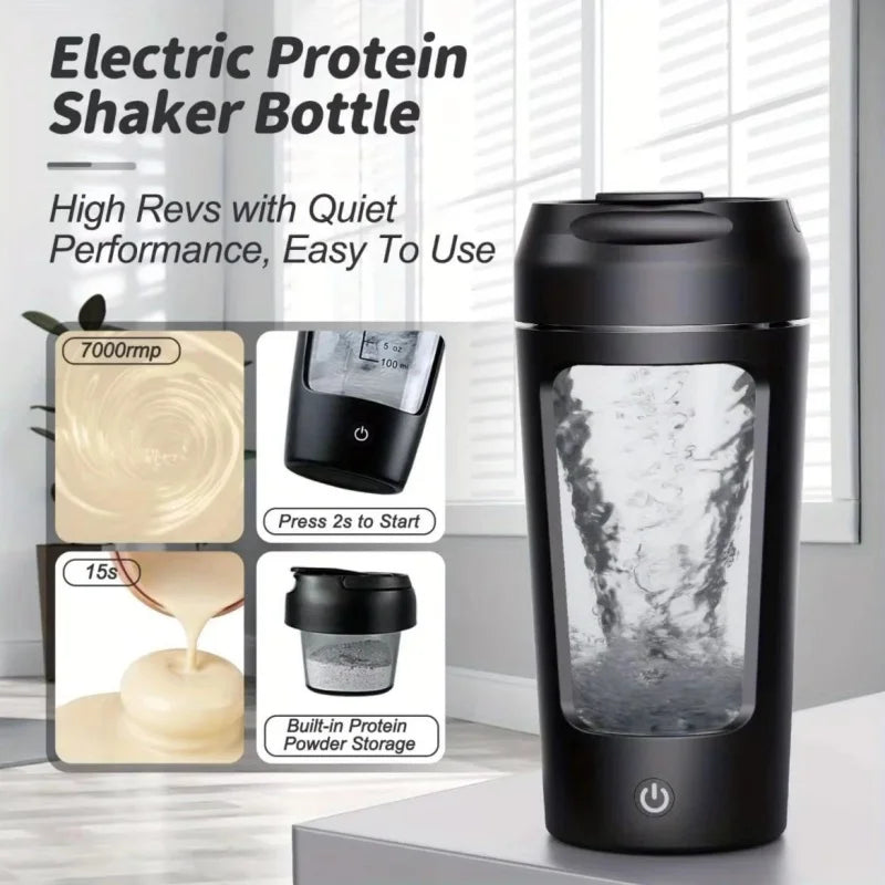 650ML Portable Rechargeable Shaker Cup – Auto Mix