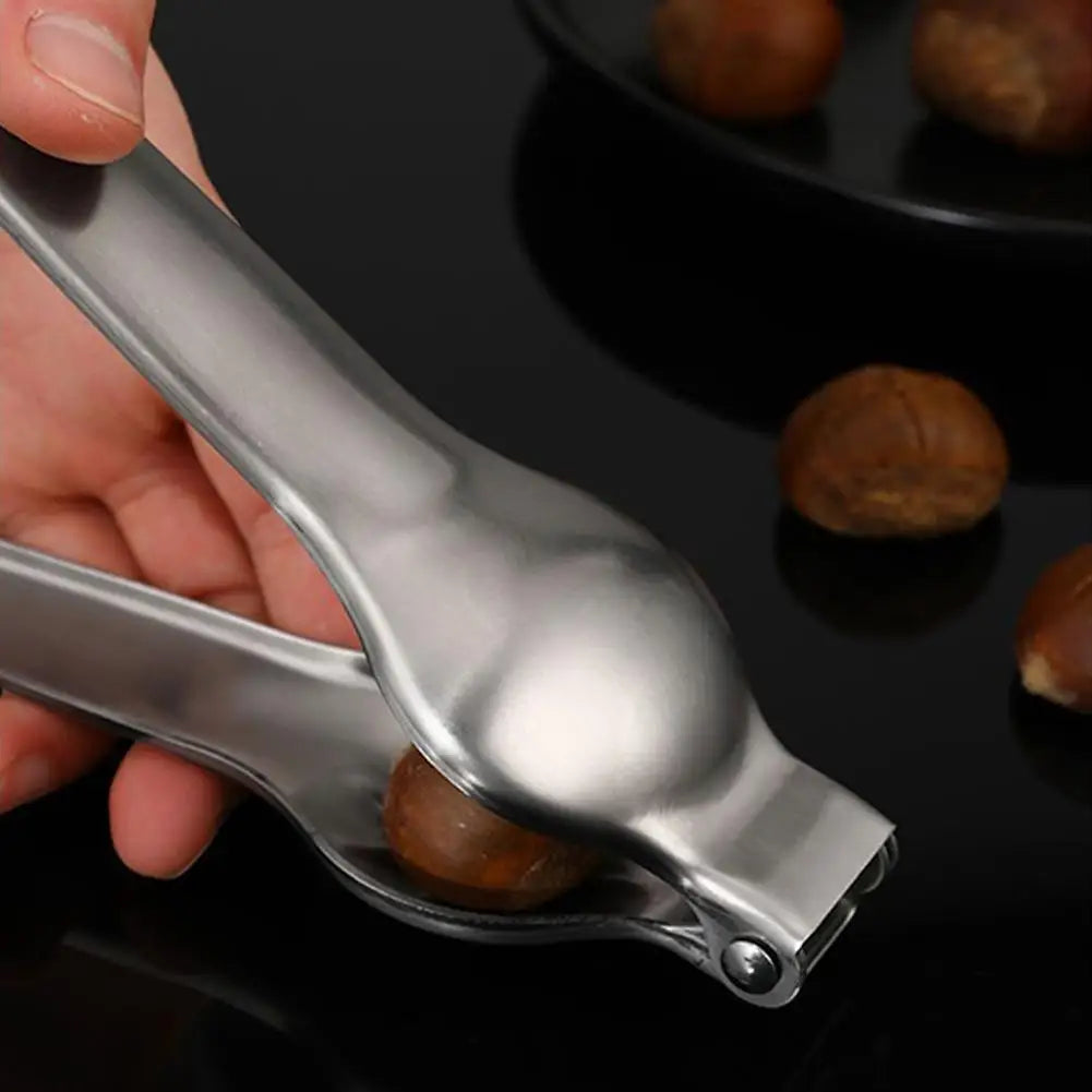 2-in-1 Steel Nut Cracker & Chestnut Opener Kitchen Tool