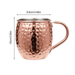 Load image into Gallery viewer, 550ml 18oz Copper Moscow Mule Mug – Stainless, Anti-Fall
