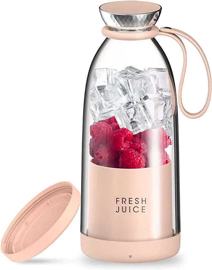 500ML Portable 2400Mah Wireless Fruit Mixers USB Juicer
